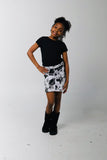 Cow Print Skirt